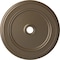Ekena Millwork Classic Ceiling Medallion (Fits Canopies up to 5 1/2"), 41 1/8"OD x 4"ID x 2 1/8"P, Warm Silver CM41CLWSS - alternate 1
